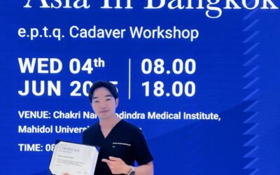 นพ. จิรายุส อัครประเสริฐกุล เข้าร่วมงาน e.p.tq. Cadaver workshop